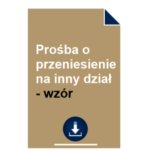 prosba-o-przeniesienie-na-inny-dzial-wzor