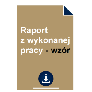 raport-z-wykonanej-pracy-wzor