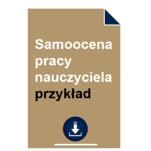samoocena-pracy-nauczyciela-przyklad