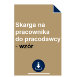 skarga-na-pracownika-do-pracodawcy-wzor