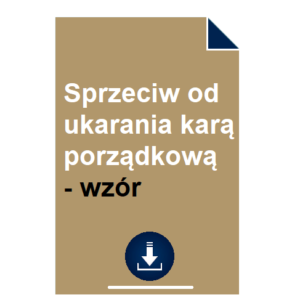 sprzeciw-od-ukarania-kara-porzadkowa-wzor