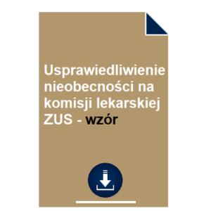 usprawiedliwienie-nieobecnosci-na-komisji-lekarskiej-wzor