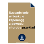 uzasadnienie-wniosku-o-zapomoge-z-powodu-choroby-przyklad