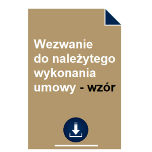 wezwanie-do-nalezytego-wykonania-umowy-wzor