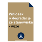 wniosek-o-degradacje-ze-stanowiska-wzor