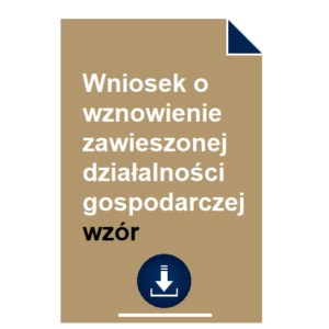 wniosek-o-wznowienie-zawieszonej-dzialalnosci-gospodarczej-wzor