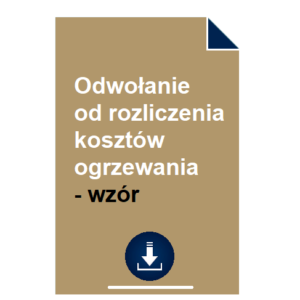 odwolanie-od-rozliczenia-kosztow-ogrzewania-wzor
