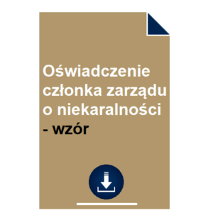oswiadczenie-czlonka-zarzadu-o-niekaralnosci-wzor