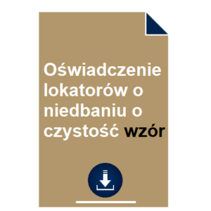 oswiadczenie-lokatorow-o-niedbaniu-o-czystosc-wzor