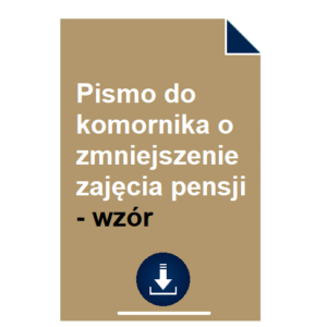 pismo-do-komornika-o-zmniejszenie-zajecia-pensji-wzor