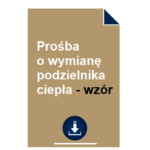 prosba-o-wymiane-podzielnika-ciepla-wzor