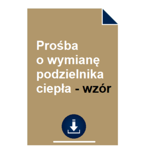 prosba-o-wymiane-podzielnika-ciepla-wzor
