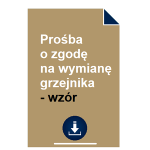 prosba-o-zgode-na-wymiane-grzejnika-wzor
