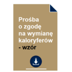 prosba-o-zgode-na-wymiane-kaloryferow-wzor