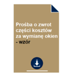prosba-o-zwrot-czesci-kosztow-za-wymiane-okien-wzor