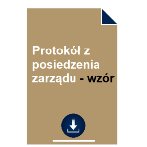 protokol-z-posiedzenia-zarzadu-wzor