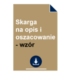 skarga-na-opis-i-oszacowanie-wzor