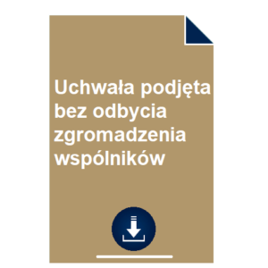 uchwala-podjeta-bez-odbycia-zgromadzenia-wspolnikow