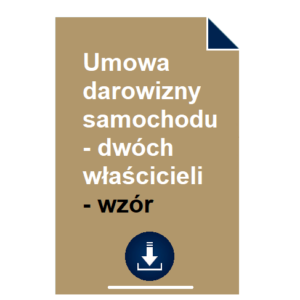umowa-darowizny-samochodu-dwoch-wlascicieli-wzor
