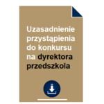 uzasadnienie-przystapienia-do-konkursu-na-dyrektora-przedszkola