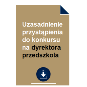 uzasadnienie-przystapienia-do-konkursu-na-dyrektora-przedszkola