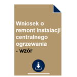 wniosek-o-remont-instalacji-centralnego-ogrzewania-wzor
