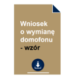 wniosek-o-wymiane-domofonu-wzor
