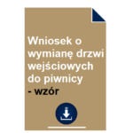 wniosek-o-wymiane-drzwi-wejsciowych-do-piwnicy-wzor