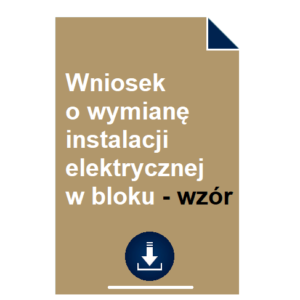 wniosek-o-wymiane-instalacji-elektrycznej-w-bloku-wzor