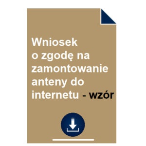 wniosek-o-zgode-na-zamontowanie-anteny-do-internetu-wzor
