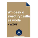 wniosek-o-zwrot-ryczaltu-za-wode-wzor