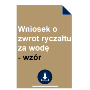 wniosek-o-zwrot-ryczaltu-za-wode-wzor