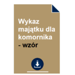 wykaz-majatku-dla-komornika-wzor
