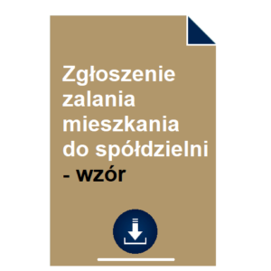 zgloszenie-zalania-mieszkania-do-spoldzielni-wzor