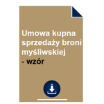 umowa-kupna-sprzedazy-broni-mysliwskiej-wzor