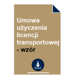 umowa-uzyczenia-licencji-transportowej-wzor