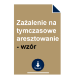 zazalenie-na-tymczasowe-aresztowanie-wzor