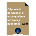 odpowiedz-na-wniosek-o-udostepnienie-informacji-publicznej-wzor