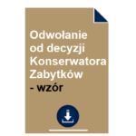odwolanie-od-decyzji-konserwatora-zabytkow-wzor-przyklad