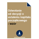 odwolanie-od-decyzji-o-ustaleniu-kapitalu-poczatkowego-wzor