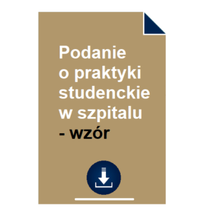 podanie-o-praktyki-studenckie-w-szpitalu-wzor