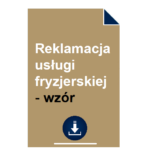 reklamacja-uslugi-fryzjerskiej-wzor