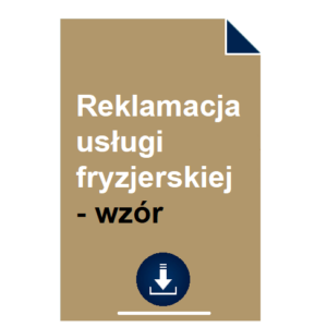 reklamacja-uslugi-fryzjerskiej-wzor