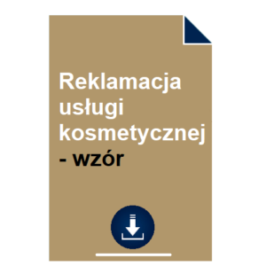reklamacja-uslugi-kosmetycznej-wzor