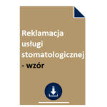 reklamacja-uslugi-stomatologicznej-wzor-przyklad