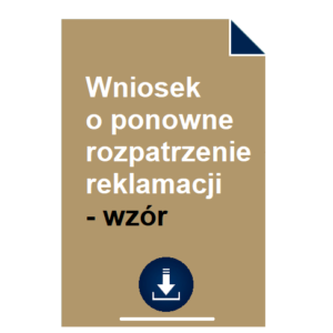 wniosek-o-ponowne-rozpatrzenie-reklamacji-wzor