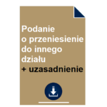 podanie-o-przeniesienie-do-innego-dzialu-uzasadnienie-wzor