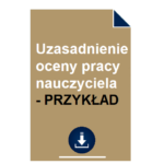 uzasadnienie-oceny-pracy-nauczyciela-przyklad-wzor