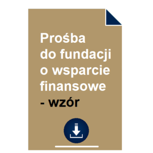 prosba-do-fundacji-o-wsparcie-finansowe-wzor