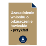 uzasadnienie-wniosku-o-odznaczenie-lowieckie-przyklad